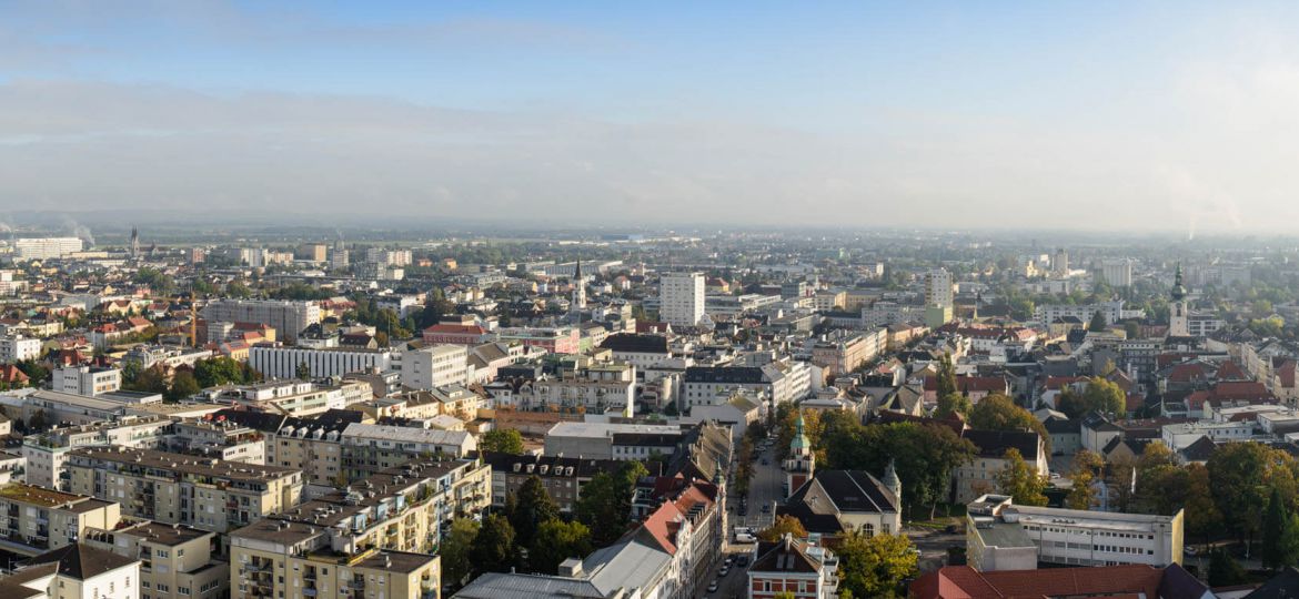 Wels von oben