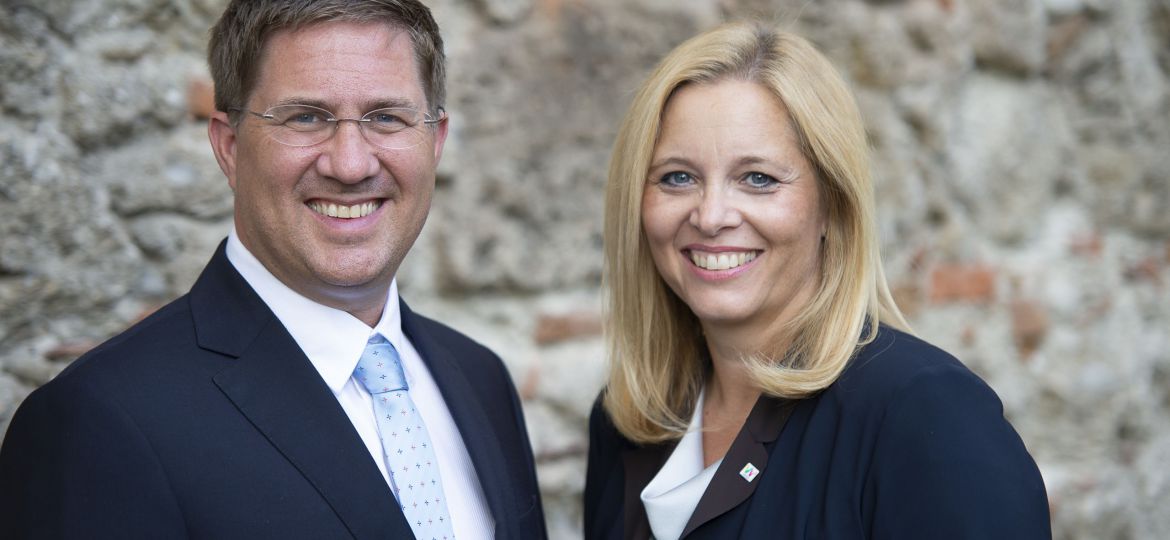 Bürgermeister Dr. Andreas Rabl und Vizebürgermeisterin Christa Raggl-Mühlberger