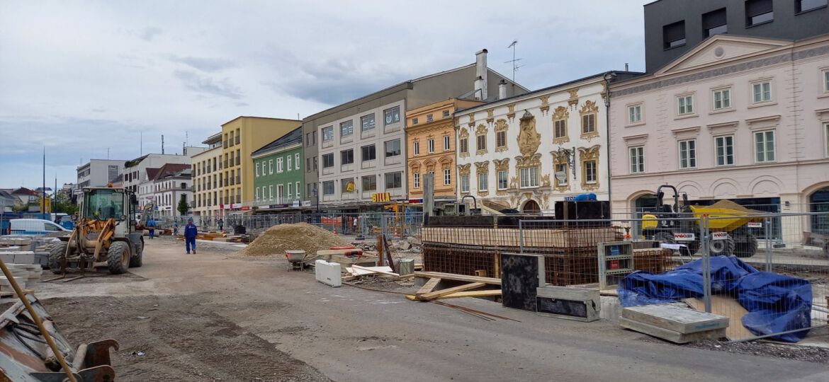Baustelle Kaiser-Josef-Platz