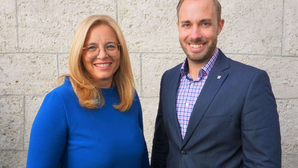 Vizebürgermeisterin Christa Raggl-Mühlberger und Stadtrat Ralph Schäfer