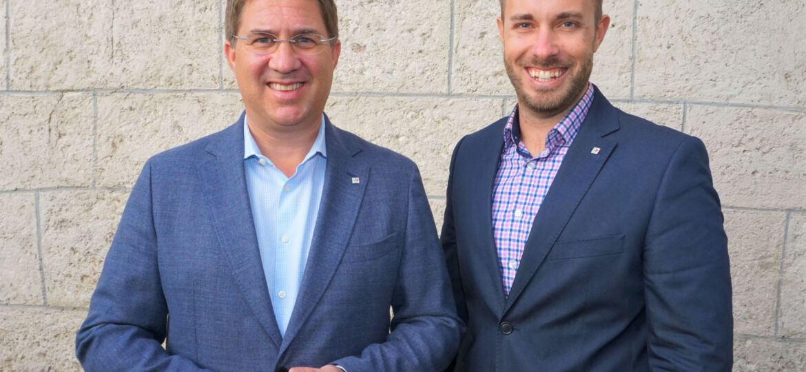 Bürgermeister Dr. Andreas Rabl und Baureferent Ralph Schäfer, MSc