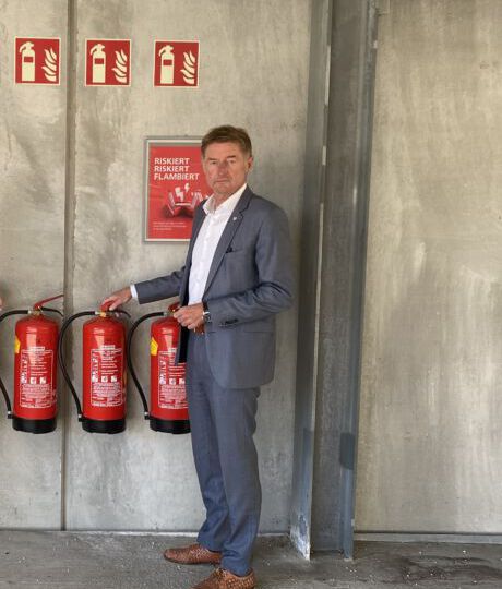 Vizebürgermeister Kroiß im ÖBB-Parkdeck