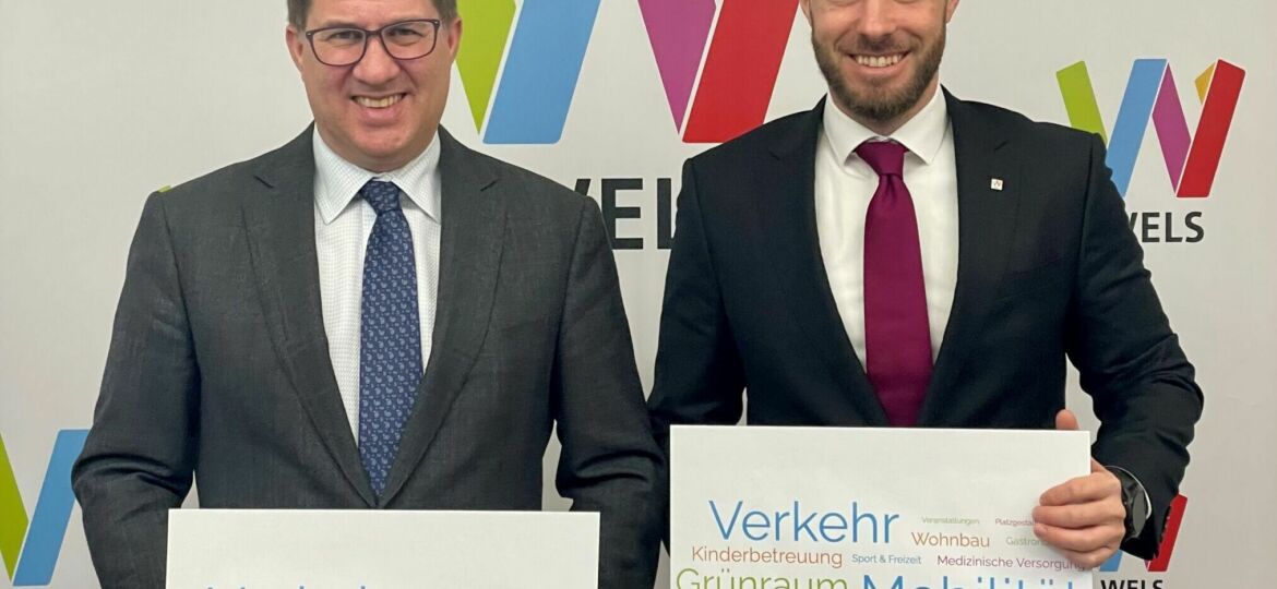 Bürgermeister Dr. Andreas Rabl und Stadtrat Ralph Schäfer