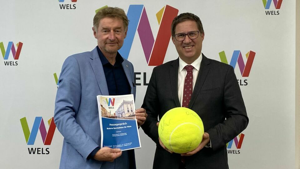 Vizebürgermeister Kroiß und Bürgermeister Dr. Rabl