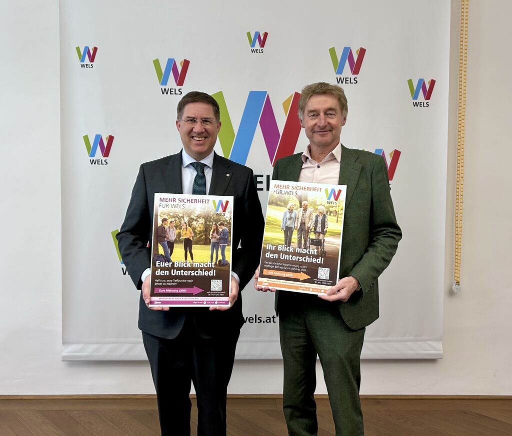 Bürgermeister Dr. Rabl mit Vizebürgermeister Gerhard Kroiß